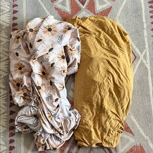 Caden Lane Floral and Mustard Bedding Set